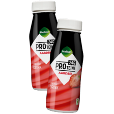 Melkan protein yoghurtdrink aardbei